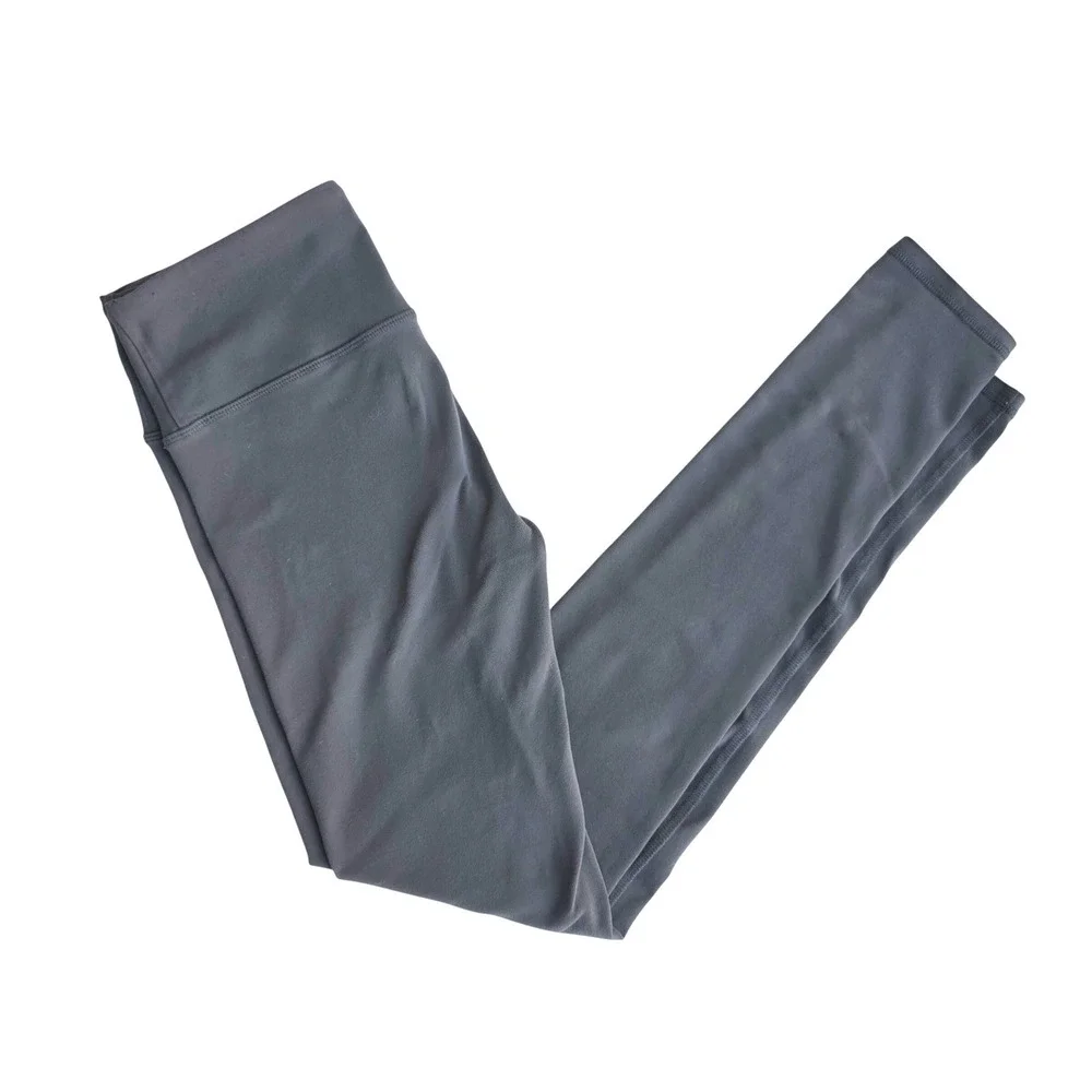 Alo Airbrush Leggings Gray Sculpting‎ Womens Small Yoga & Premium Athleisure EUC